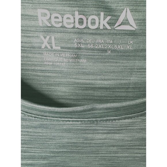Reebok Mens XL Activewear T-Shirts 2-Pack Brown & Green Polyester Blend - Picture 8 of 9